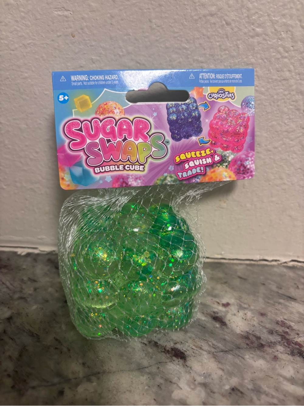 Orb Curoisities Sugar Swaps Bubble Cube Squishy
